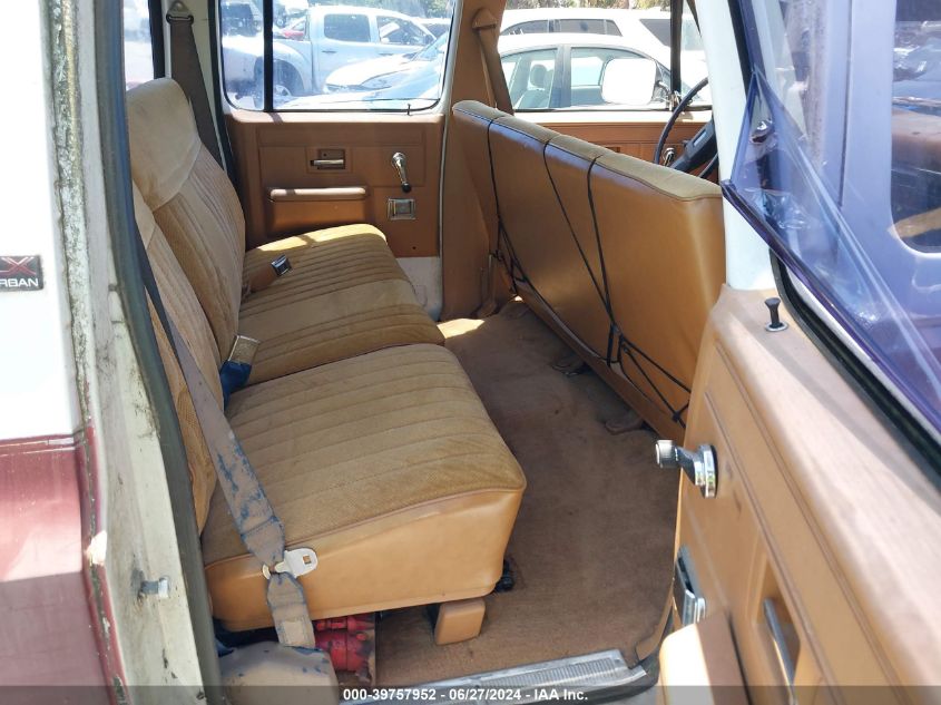 1990 GMC Suburban R25 Conventional VIN: 1GTGR26K7LF524756 Lot: 39757952