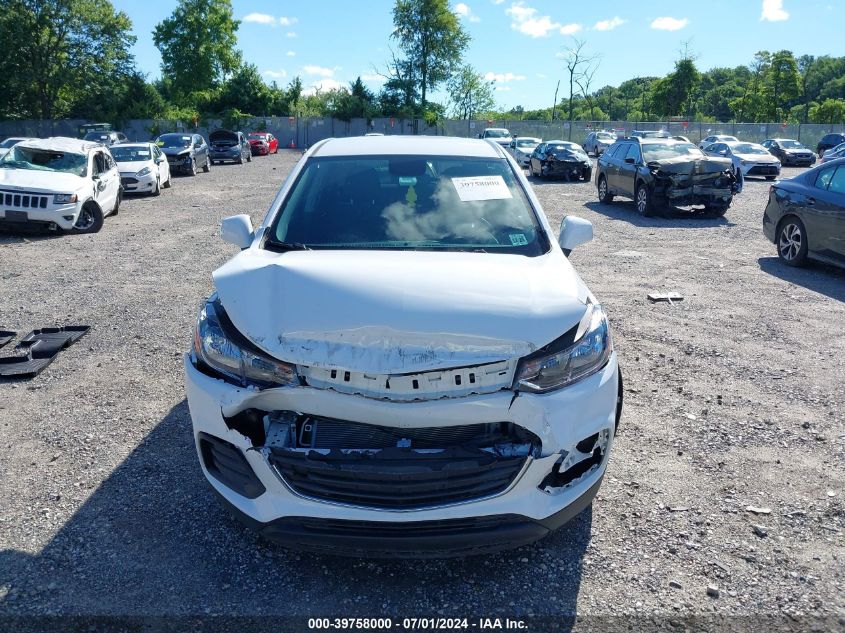 2021 Chevrolet Trax Fwd Ls VIN: KL7CJKSB2MB320030 Lot: 39758000