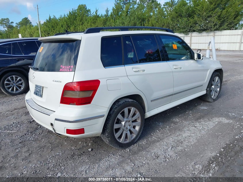 2010 Mercedes-Benz Glk 350 4Matic VIN: WDCGG8HBXAF414037 Lot: 39758011