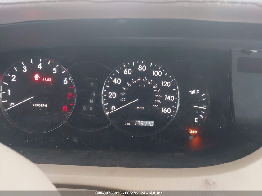 2006 Toyota Avalon Limited VIN: 4T1BK36B76U158832 Lot: 39758015