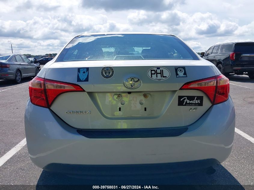 2018 TOYOTA COROLLA L/LE/XLE/SE/XSE - 2T1BURHE3JC111795