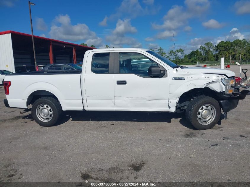 2017 Ford F-150 Super Cab VIN: 1FTEX1C86HFC17957 Lot: 39758054