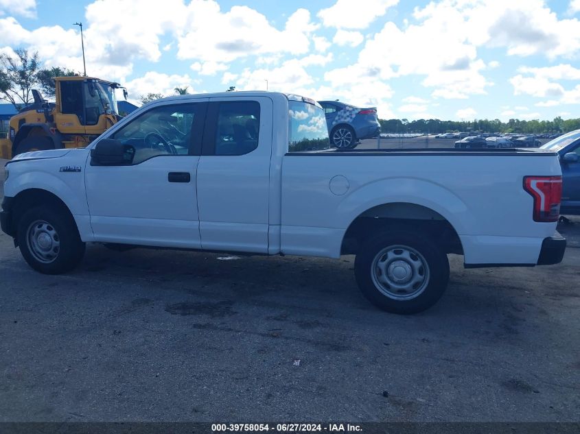 2017 Ford F-150 Super Cab VIN: 1FTEX1C86HFC17957 Lot: 39758054