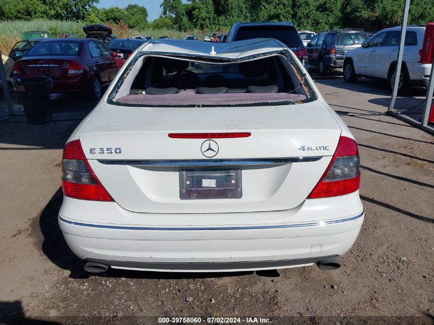 2009 Mercedes-Benz E 350 4Matic VIN: WDBUF87X29B416231 Lot: 39758060