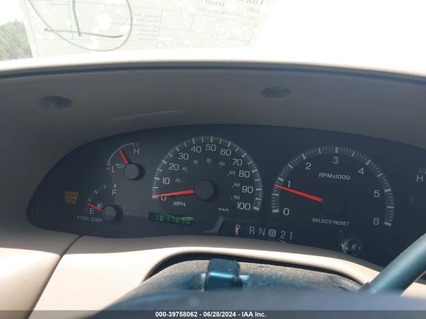 2000 Ford F-150 Lariat/Work Series/Xl/Xlt VIN: 1FTRX18W5YNB31781 Lot: 39758062