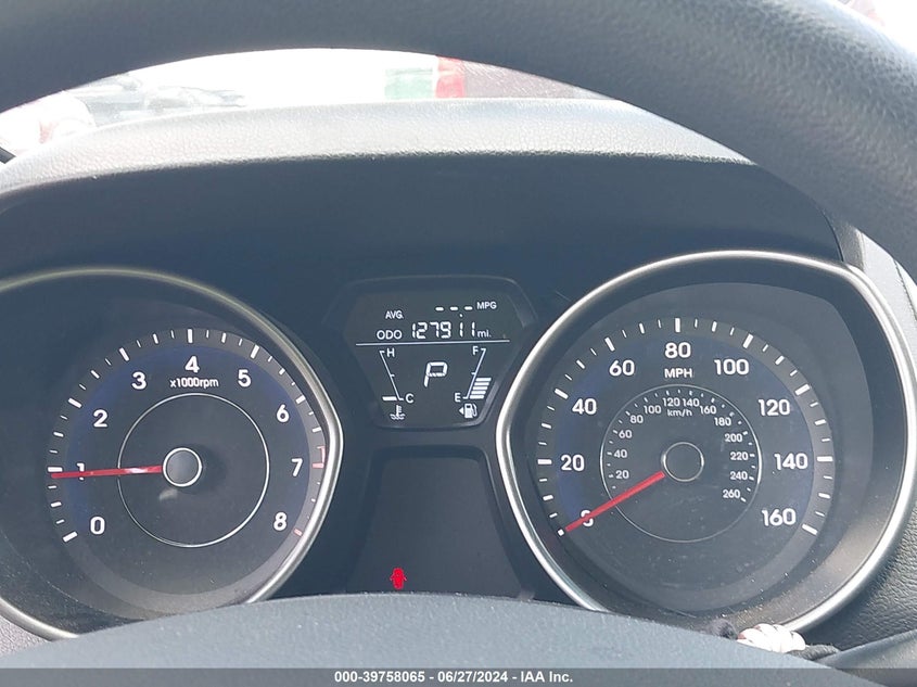 2012 Hyundai Elantra Gls VIN: 5NPDH4AE8CH092316 Lot: 39758065