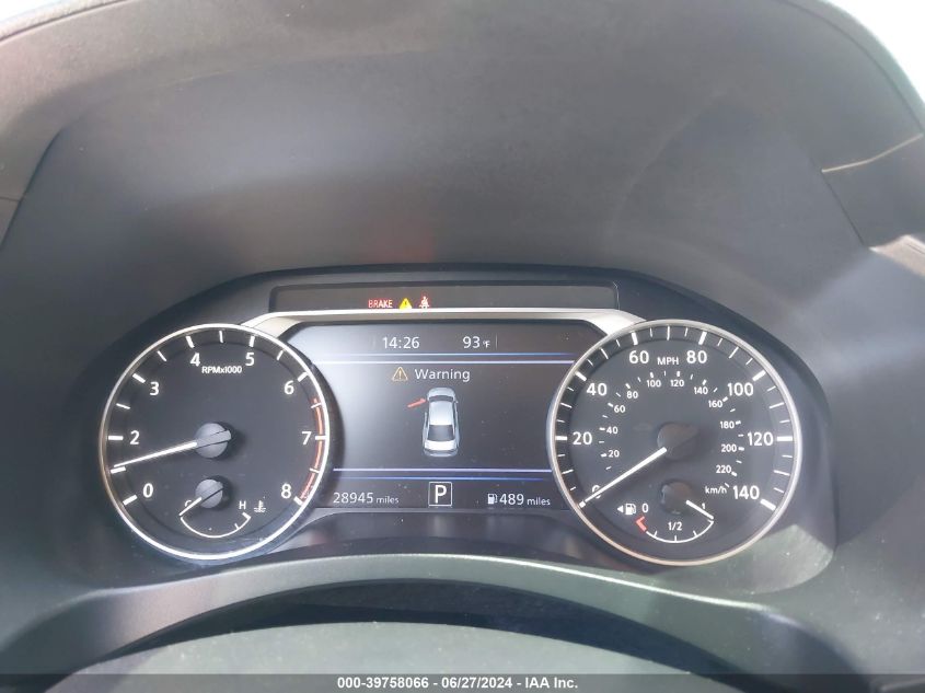 2022 Nissan Altima Sv Fwd VIN: 1N4BL4DV0NN319718 Lot: 39758066