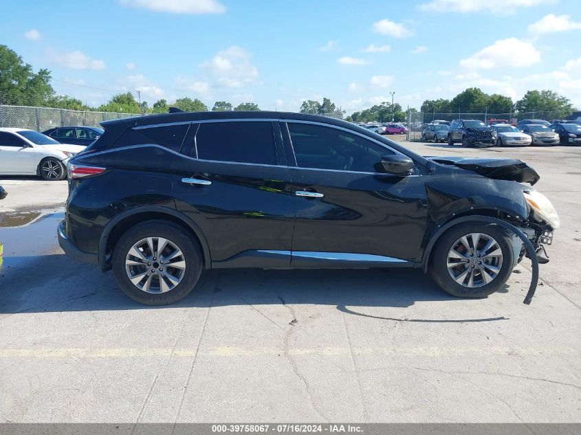 2016 Nissan Murano S VIN: 5N1AZ2MG4GN150926 Lot: 39758067