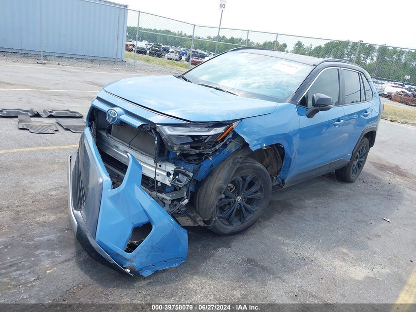 2022 TOYOTA RAV4 HYBRID XSE - 2T3E6RFV6NW030036