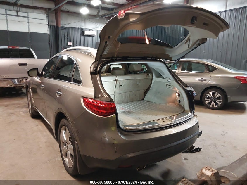 2009 Infiniti Fx35 VIN: JNRAS18U89M101580 Lot: 39758085