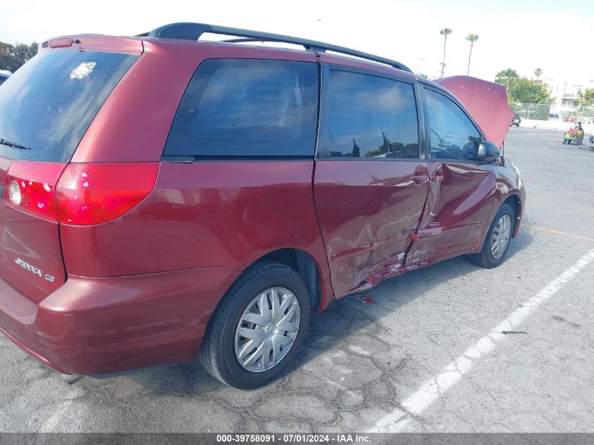 2006 Toyota Sienna Ce VIN: 5TDZA23C86S549196 Lot: 39758091