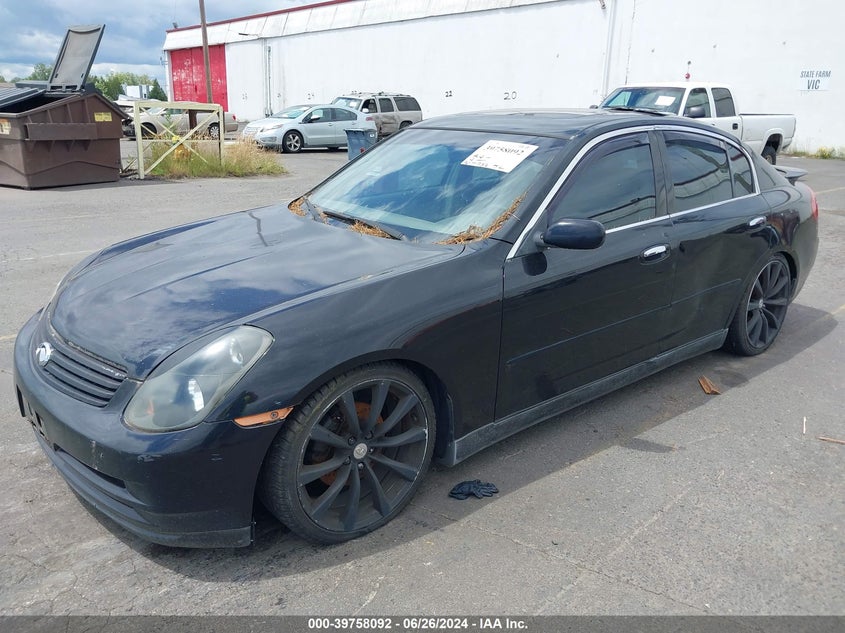 2003 Infiniti G35 Luxury Leather VIN: JNKCV51E33M014928 Lot: 39758092