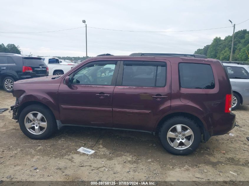 2011 Honda Pilot Ex-L VIN: 5FNYF3H5XBB047060 Lot: 39758125