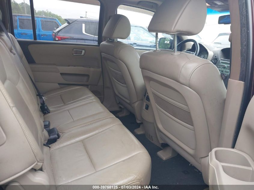 2011 Honda Pilot Ex-L VIN: 5FNYF3H5XBB047060 Lot: 39758125