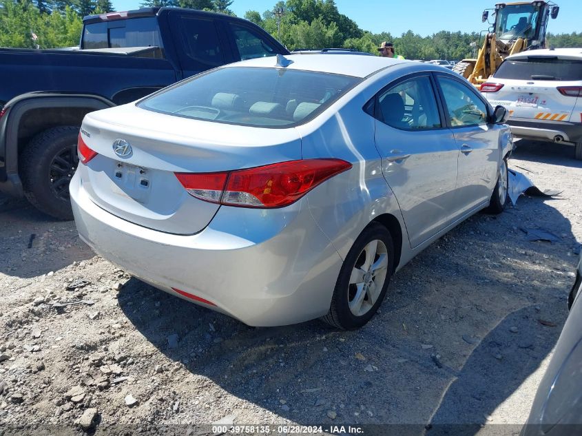 2012 Hyundai Elantra Gls/Limited VIN: KMHDH4AE8CU301023 Lot: 39758135