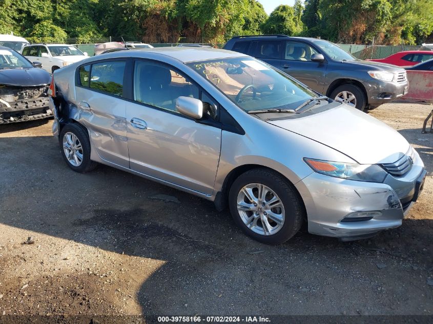 2010 Honda Insight Ex VIN: JHMZE2H72AS001824 Lot: 39758166