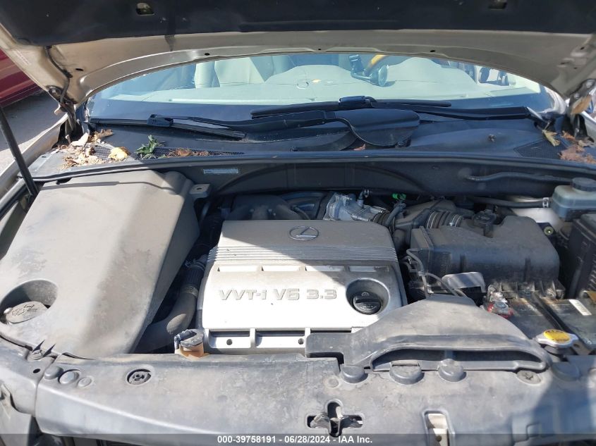 2005 Lexus Rx 330 VIN: JTJHA31U250087147 Lot: 39758191