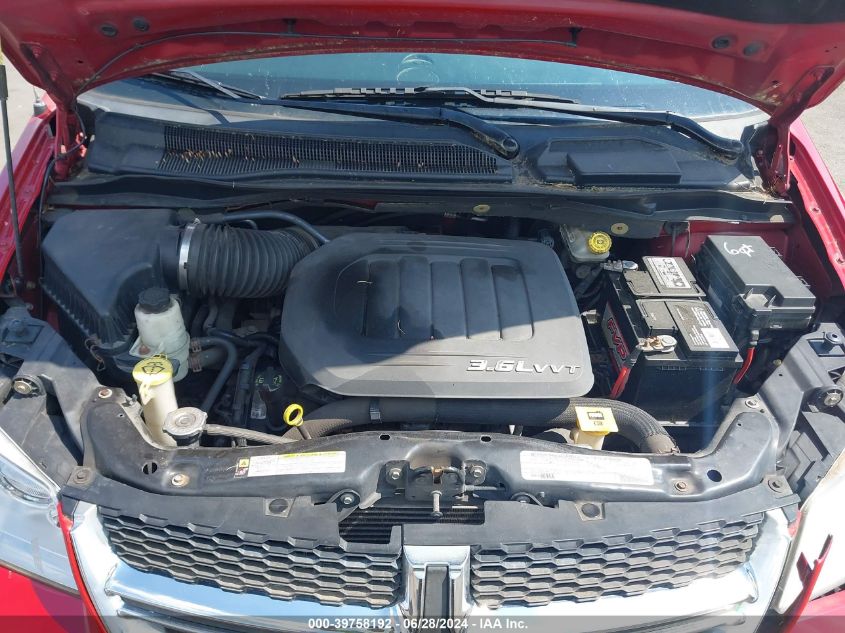 2012 Dodge Grand Caravan Sxt VIN: 2C4RDGCG5CR304724 Lot: 39758192