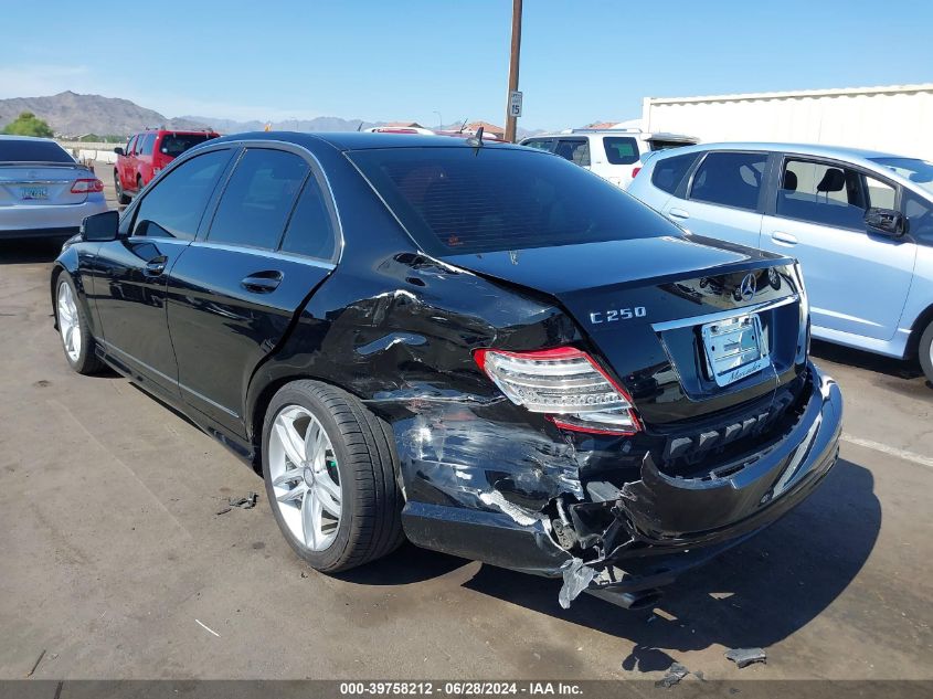 2013 Mercedes-Benz C 250 Luxury/Sport VIN: WDDGF4HB9DA799311 Lot: 39758212