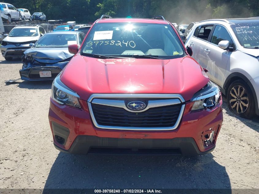 2019 Subaru Forester Premium VIN: JF2SKAEC6KH407760 Lot: 39758240