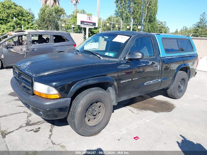 2002 Dodge Dakota Sport VIN: 1B7FL36X82S700976 Lot: 39758257