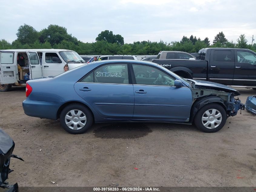 2004 Toyota Camry Le VIN: 4T1BE32KX4U844891 Lot: 39758283