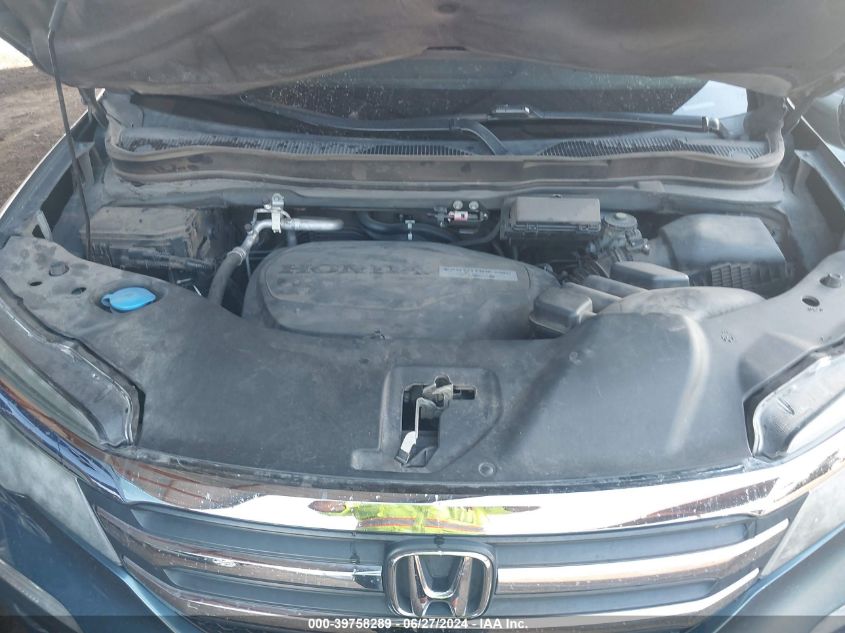 2016 Honda Pilot Exl VIN: 5FNYF5H88GB005001 Lot: 39758289