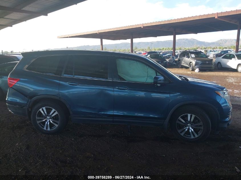 2016 Honda Pilot Exl VIN: 5FNYF5H88GB005001 Lot: 39758289