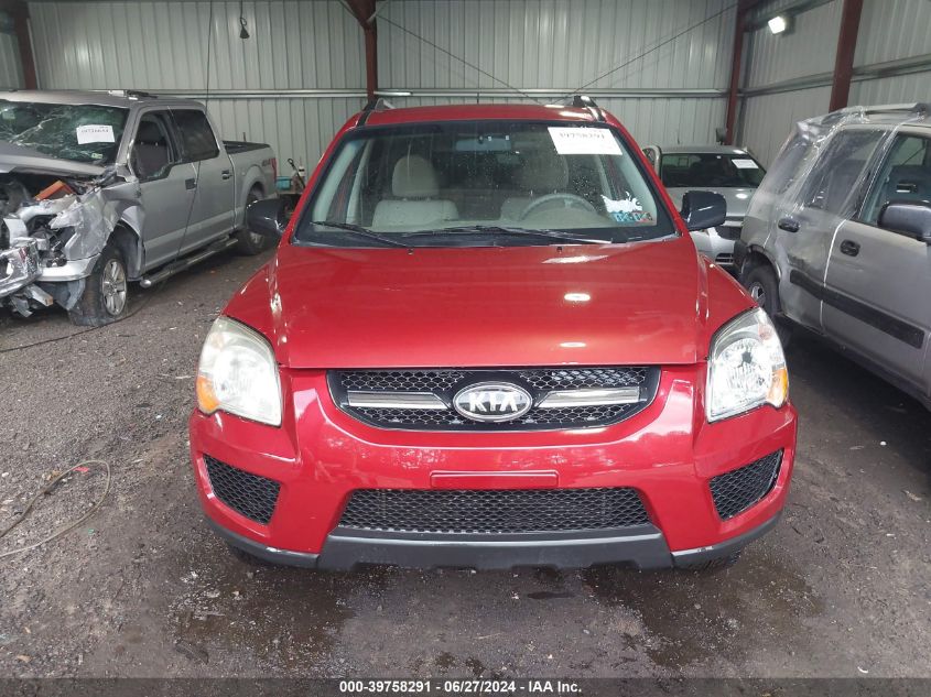 2009 Kia Sportage Lx VIN: KNDJF724097630925 Lot: 39758291