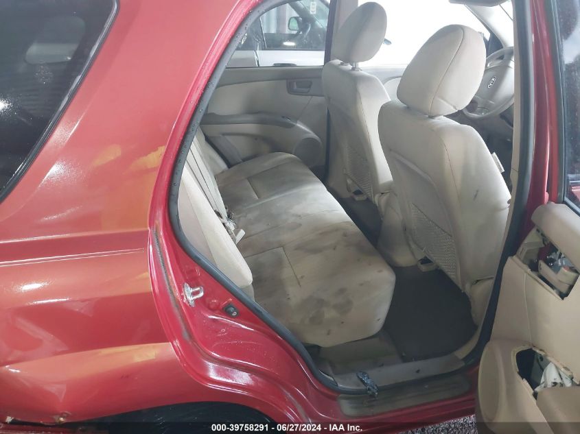 2009 Kia Sportage Lx VIN: KNDJF724097630925 Lot: 39758291