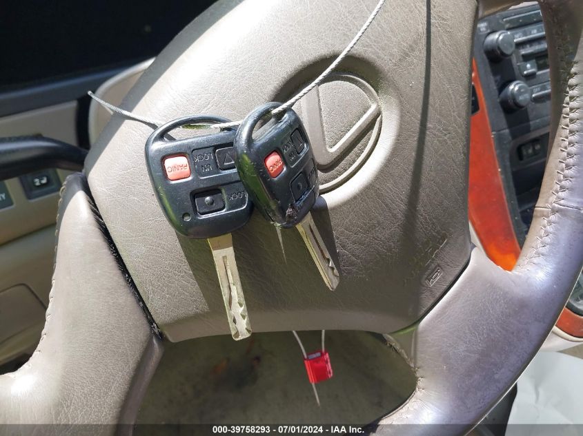 1999 Lexus Rx 300 VIN: JT6GF10U9X0019301 Lot: 39758293