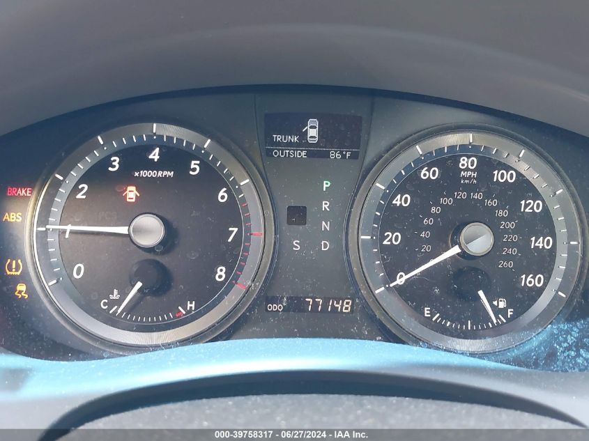 2007 Lexus Es 350 VIN: JTHBJ46G772085529 Lot: 39758317