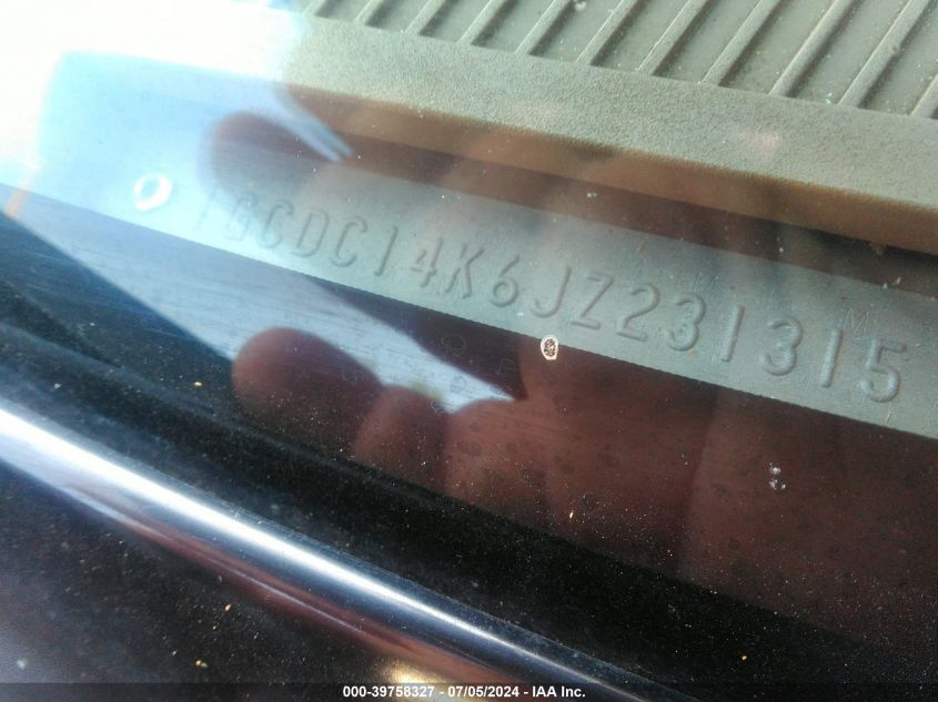 1988 Chevrolet Gmt-400 C1500 VIN: 1GCDC14K6JZ231315 Lot: 39758327