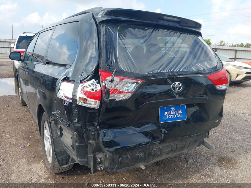 2014 Toyota Sienna Le V6 8 Passenger VIN: 5TDKK3DC2ES503235 Lot: 39758331