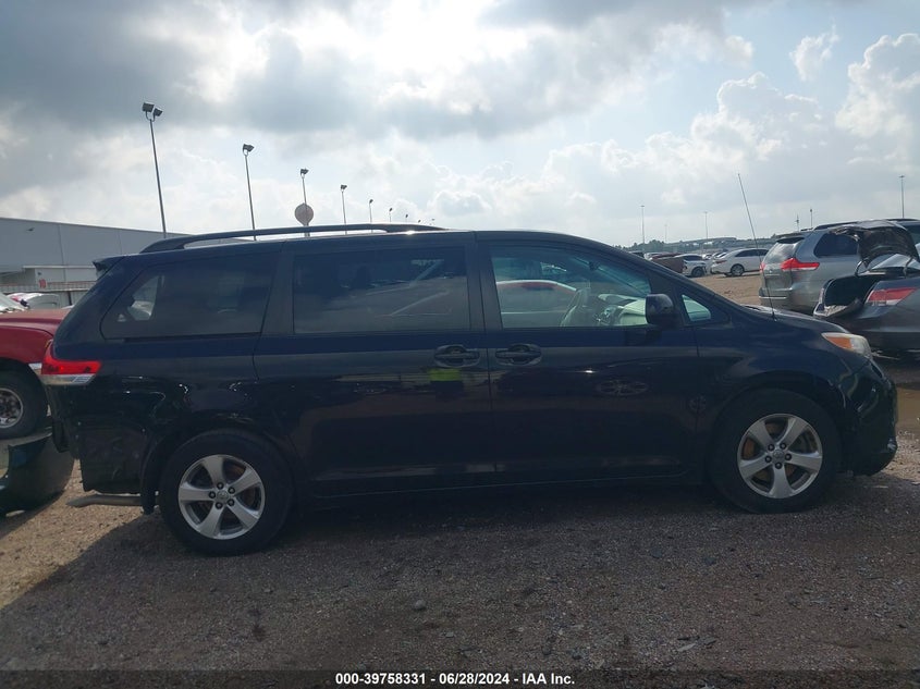 2014 Toyota Sienna Le V6 8 Passenger VIN: 5TDKK3DC2ES503235 Lot: 39758331
