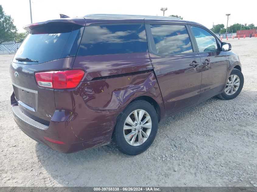 KNDMB5C16G6182274 2016 Kia Sedona Lx