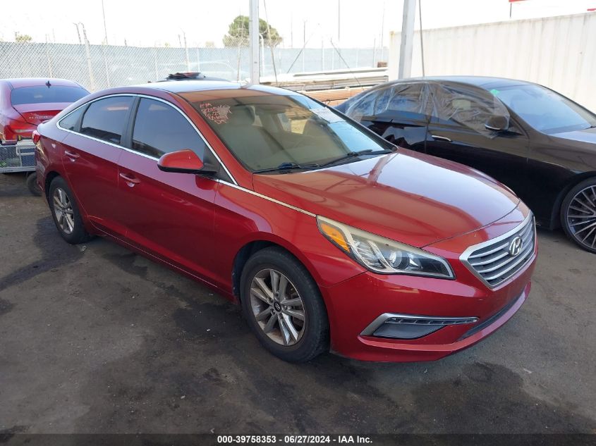 2015 Hyundai Sonata Se VIN: 5NPE24AF5FH168755 Lot: 39758353