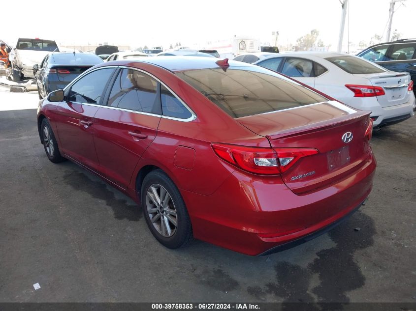 2015 Hyundai Sonata Se VIN: 5NPE24AF5FH168755 Lot: 39758353