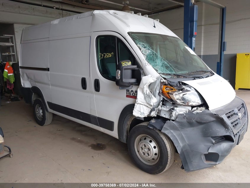 2018 Ram Promaster 1500 High Roof 136 Wb VIN: 3C6TRVBGXJE158114 Lot: 39758369