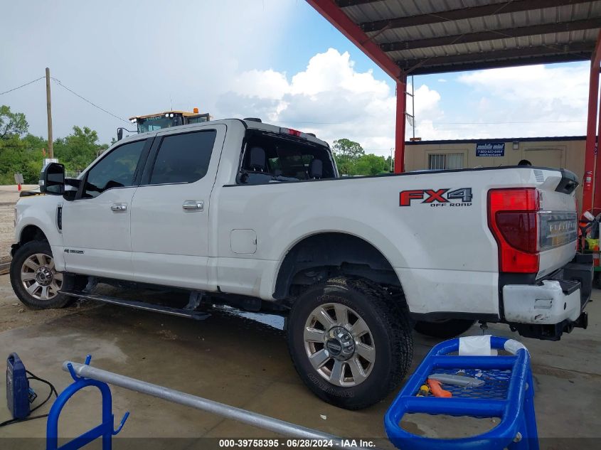 2020 Ford F-350 Platinum VIN: 1FT8W3BT7LEE03930 Lot: 39758395