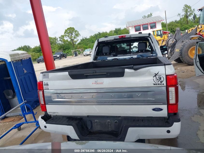 2020 Ford F-350 Platinum VIN: 1FT8W3BT7LEE03930 Lot: 39758395