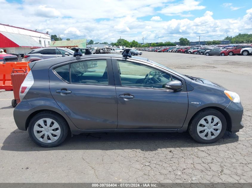 2013 Toyota Prius C Two VIN: JTDKDTB37D1554254 Lot: 39758404