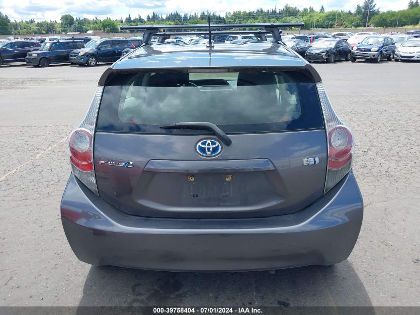 2013 Toyota Prius C Two VIN: JTDKDTB37D1554254 Lot: 39758404