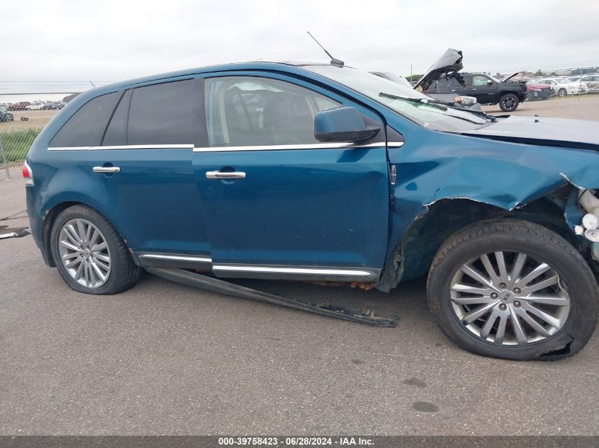 2011 Lincoln Mkx VIN: 2LMDJ8JK0BBJ00369 Lot: 39758423