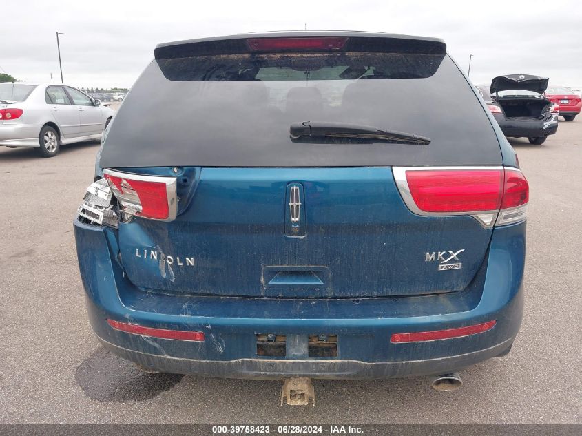 2011 Lincoln Mkx VIN: 2LMDJ8JK0BBJ00369 Lot: 39758423