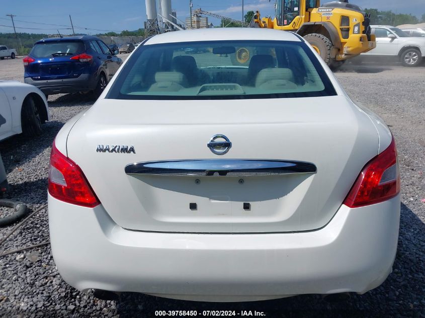 2009 Nissan Maxima 3.5 Sv VIN: 1N4AA51E09C807788 Lot: 39758450