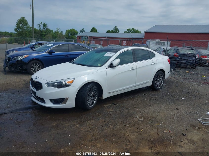 2014 Kia Cadenza Limited VIN: KNALN4D7XE5143378 Lot: 39758463
