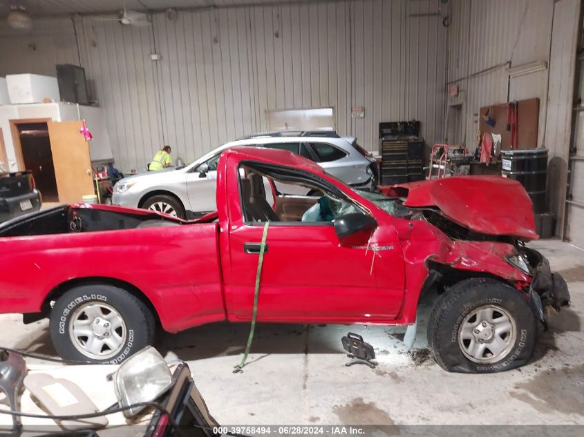 2002 Toyota Tacoma VIN: 5TENL42N02Z078441 Lot: 39758494