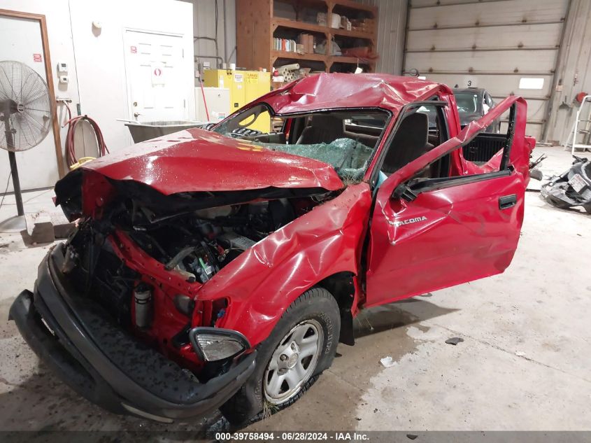 2002 Toyota Tacoma VIN: 5TENL42N02Z078441 Lot: 39758494