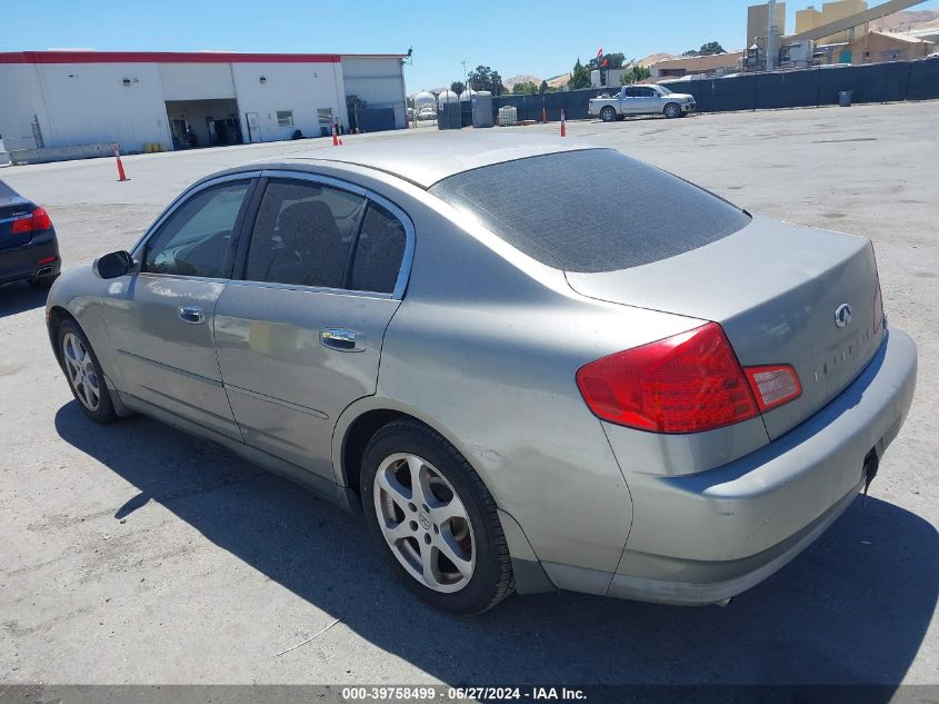 2004 Infiniti G35X VIN: JNKCV51F84M702126 Lot: 39758499